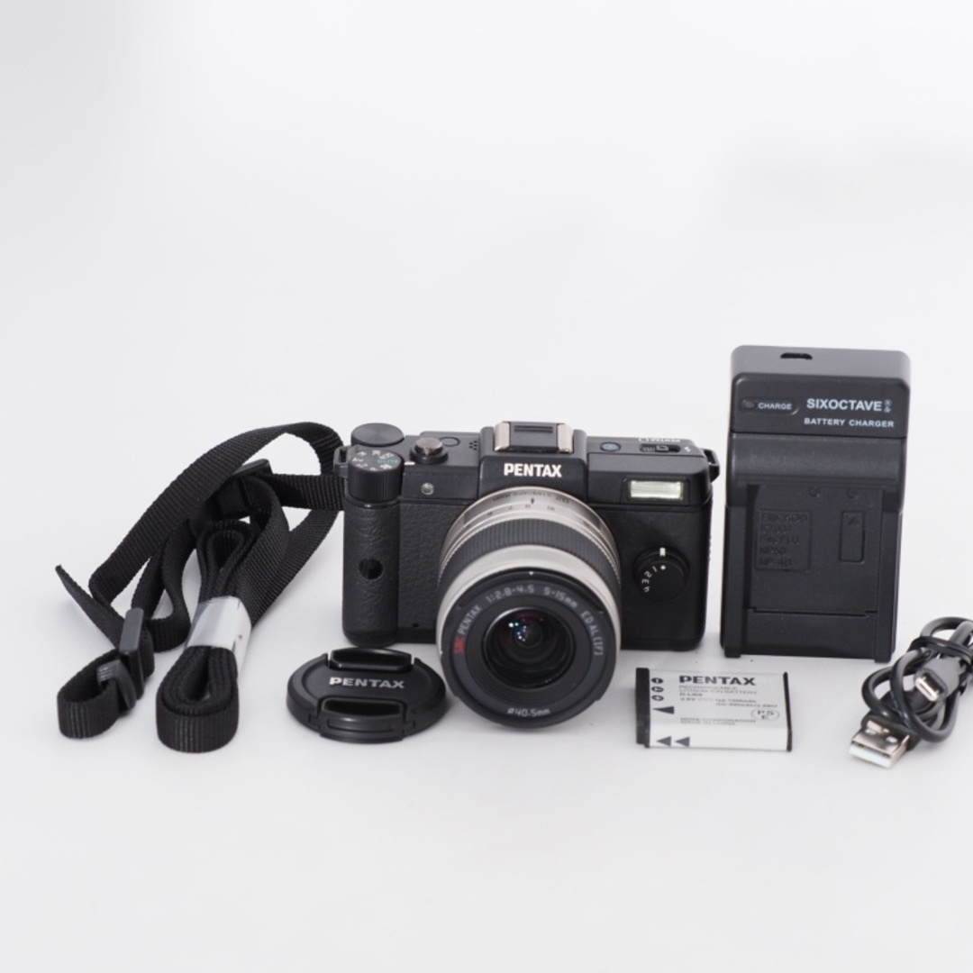 PENTAX ペンタックス ミラーレス一眼 Q レンズキット ブラック PENTAX ペンタックス ミラーレス一眼 Q レンズキット ブラック