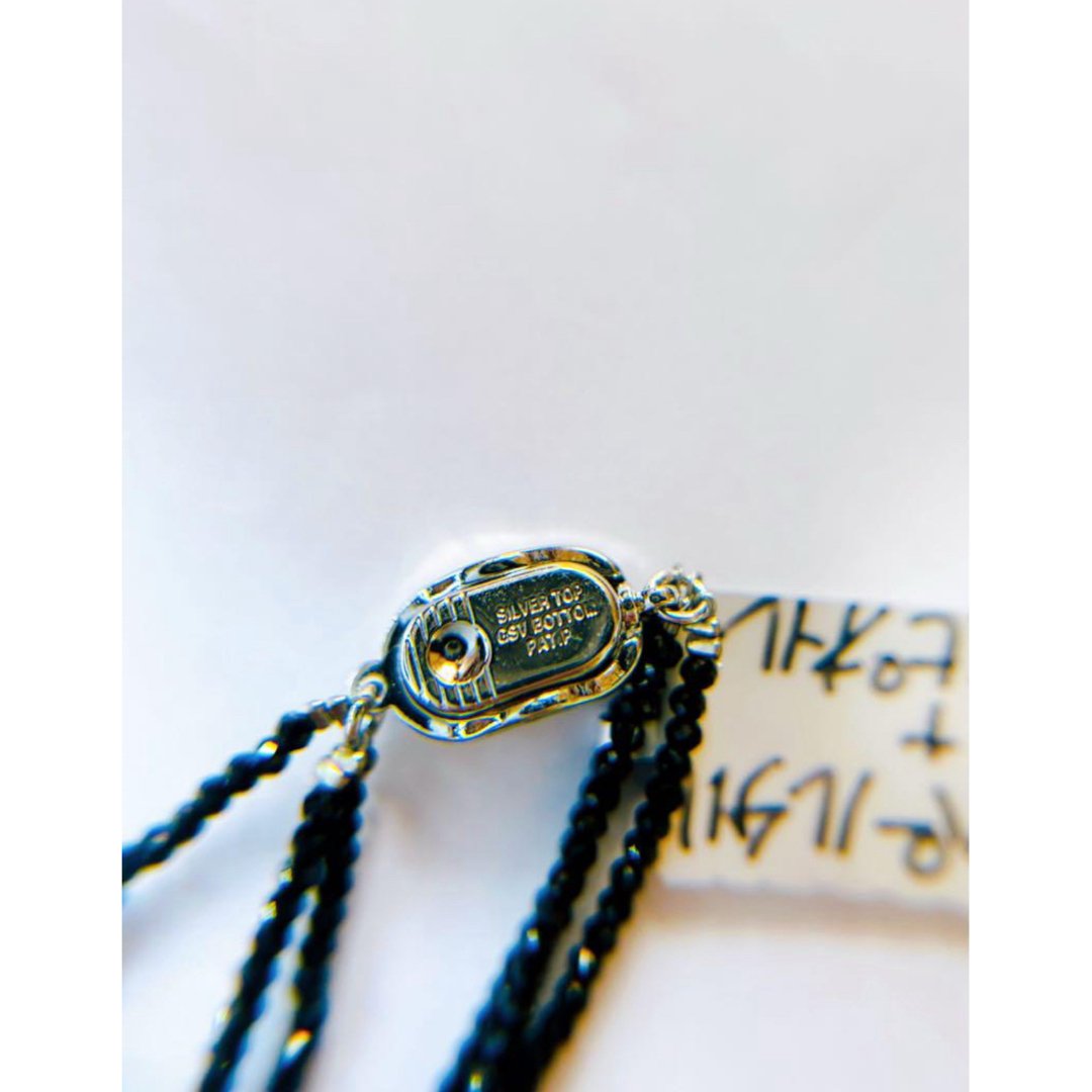 s925コパールルチル＋スピネル3連ネックレス レディースのアクセサリー(ネックレス)の商品写真