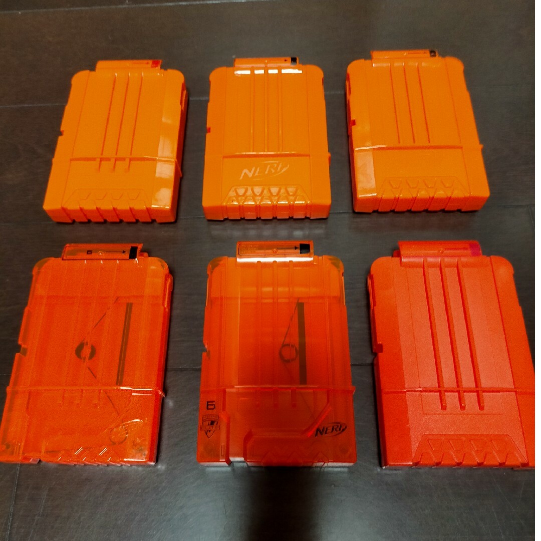 Hasbro - NERF ナーフ 純正 マガジン まとめ売り 6発用 6個 Hasbro - NERF ナーフ 純正 マガジン まとめ売り 6発用 6個