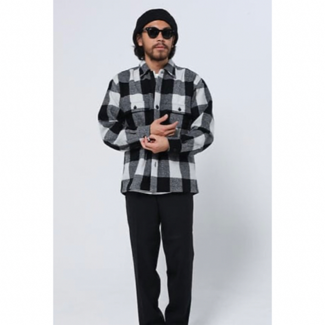KAJA WOOL BUFFALO CHECK CPO JACKET KAJA WOOL BUFFALO CHECK CPO JACKET