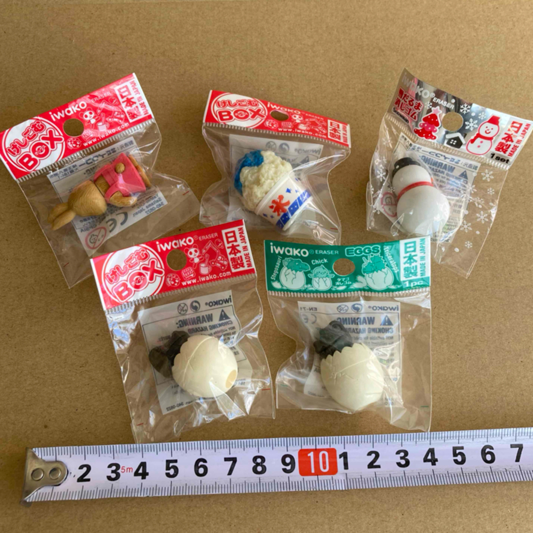 iwako(イワコー)のけしごむBOX 5個セット エンタメ/ホビーのコレクション(その他)の商品写真