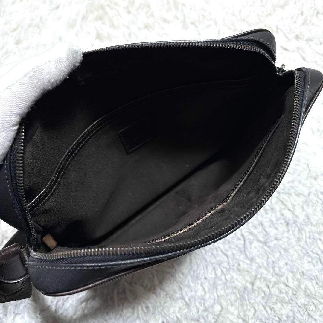 美品 ダンヒル シャーシ ショルダーバッグ 斜め掛け カーボン 美品 ダンヒル シャーシ ショルダーバッグ 斜め掛け カーボン