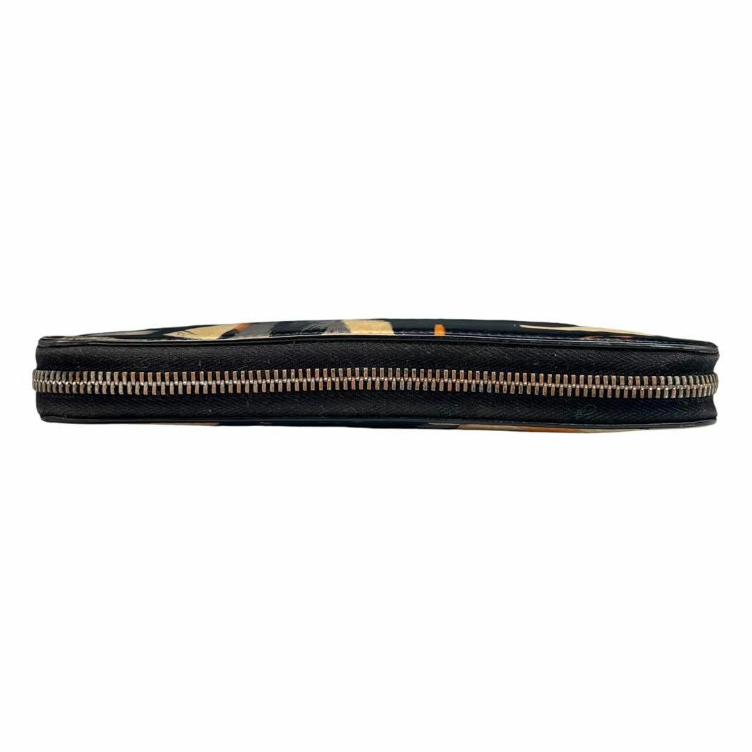 超希少 美品 ディオールオム ラウンドファスナー 総柄 長財布 ロゴ 超希少 美品 ディオールオム ラウンドファスナー 総柄 長財布 ロゴ