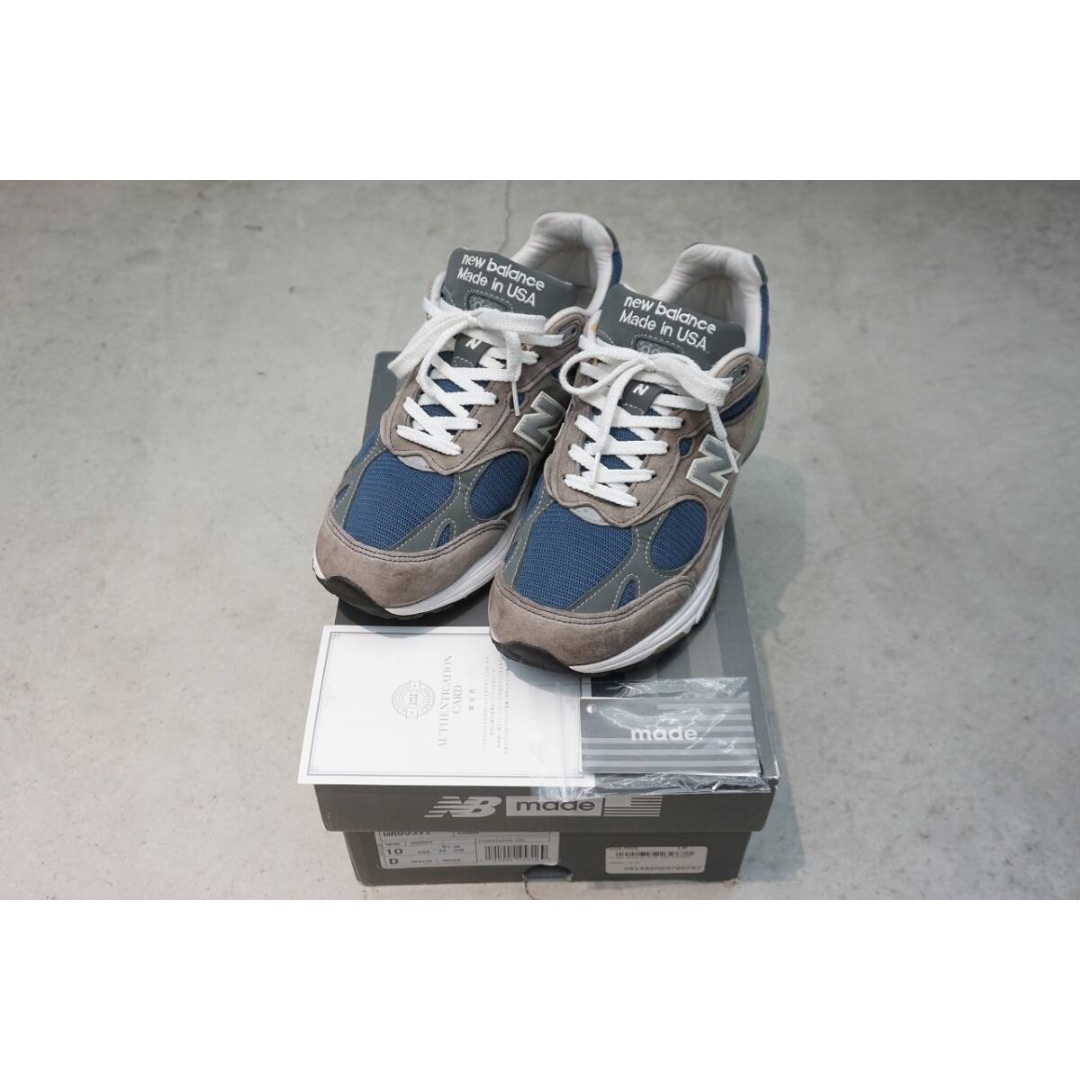 たぬき 希少 美品 ニューバランス 993 990 USA製 MR993VI 1230O△ 靴