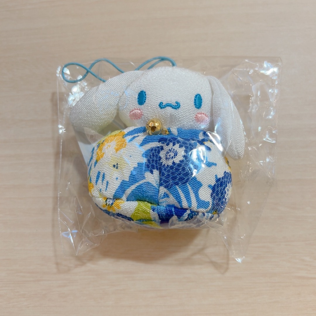 サンリオ(サンリオ)のお手玉マスコット シナモン シナモロール エンタメ/ホビーのおもちゃ/ぬいぐるみ(キャラクターグッズ)の商品写真