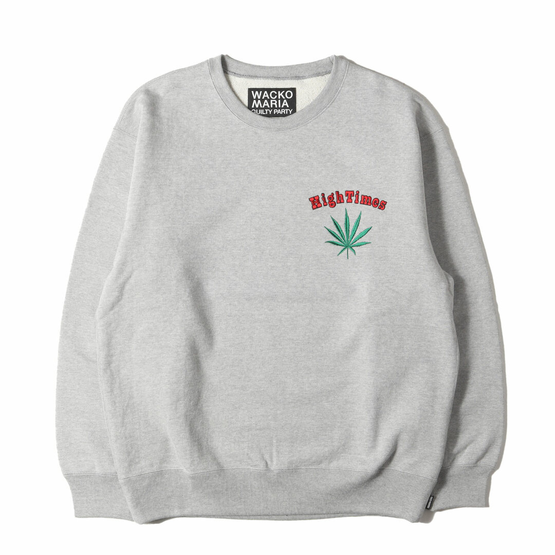 WACKO MARIA - 【新品】WACKO MARIA ワコマリア スウェット サイズ:L / 24SS HIGH TIMES クルーネック ヘビーウェイト スウェットシャツ (HEAVY WEIGHT CREW NECK SWEAT SHIRT) / グレー / トップス トレーナー コラボ【メンズ】の通販 by ブランド古着のBEEGLE by BooBee WACKO MARIA - 【新品】WACKO MARIA ワコマリア スウェット サイズ:L / 24SS HIGH TIMES クルーネック ヘビーウェイト スウェットシャツ (HEAVY WEIGHT CREW NECK SWEAT SHIRT) / グレー / トップス トレーナー コラボ【メンズ】の通販 by ブランド古着のBEEGLE by BooBee