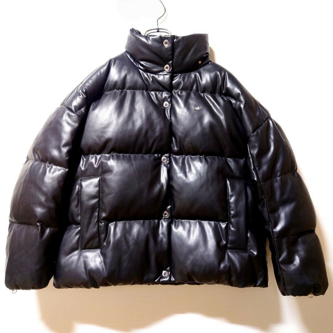 adidas Originals - adidas☆黒☆M☆イミテーションレザーフード adidas Originals - adidas☆黒☆M☆イミテーションレザーフード