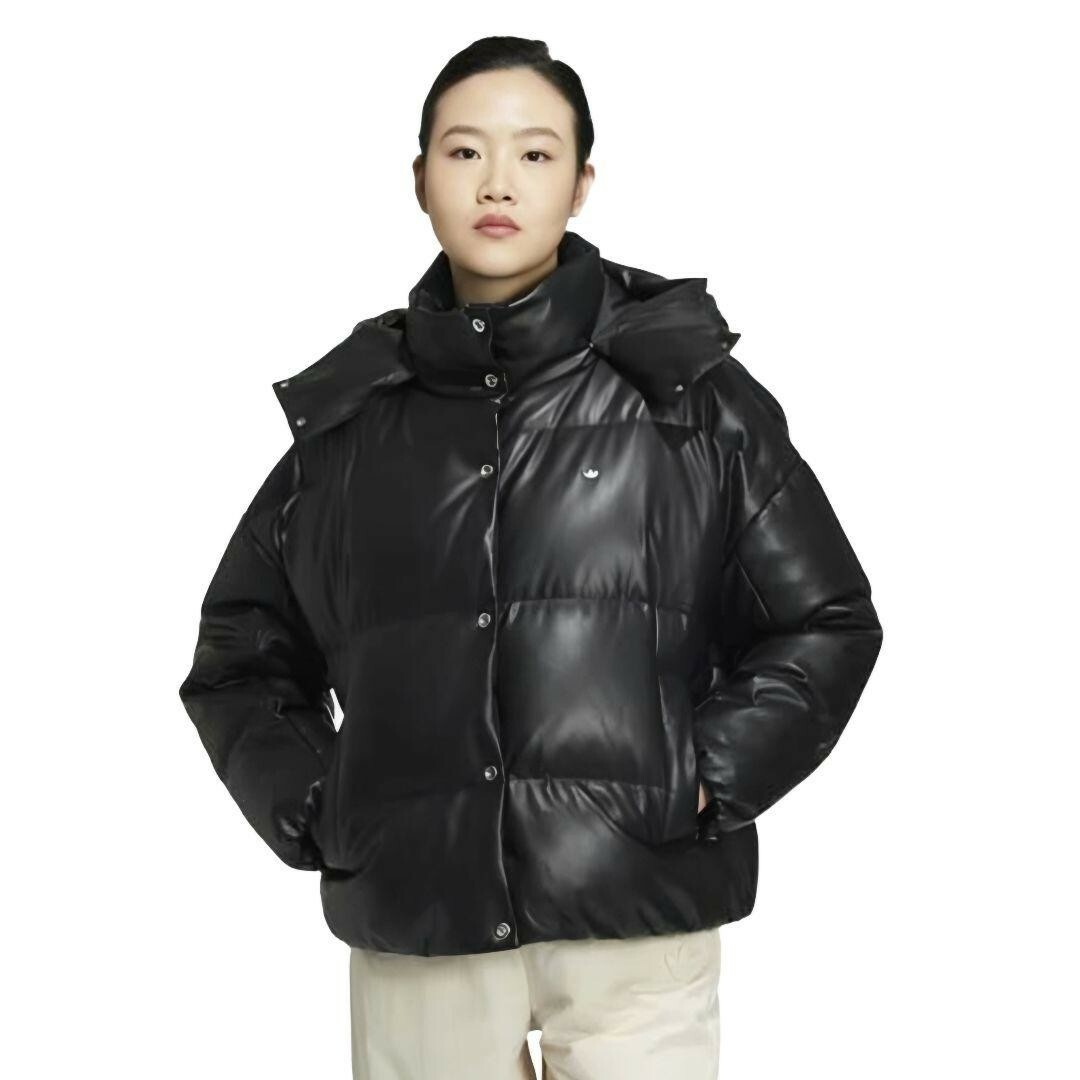 adidas Originals - adidas☆黒☆M☆イミテーションレザーフード adidas Originals - adidas☆黒☆M☆イミテーションレザーフード