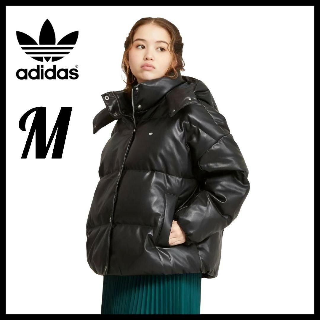 adidas Originals - adidas☆黒☆M☆イミテーションレザーフード adidas Originals - adidas☆黒☆M☆イミテーションレザーフード