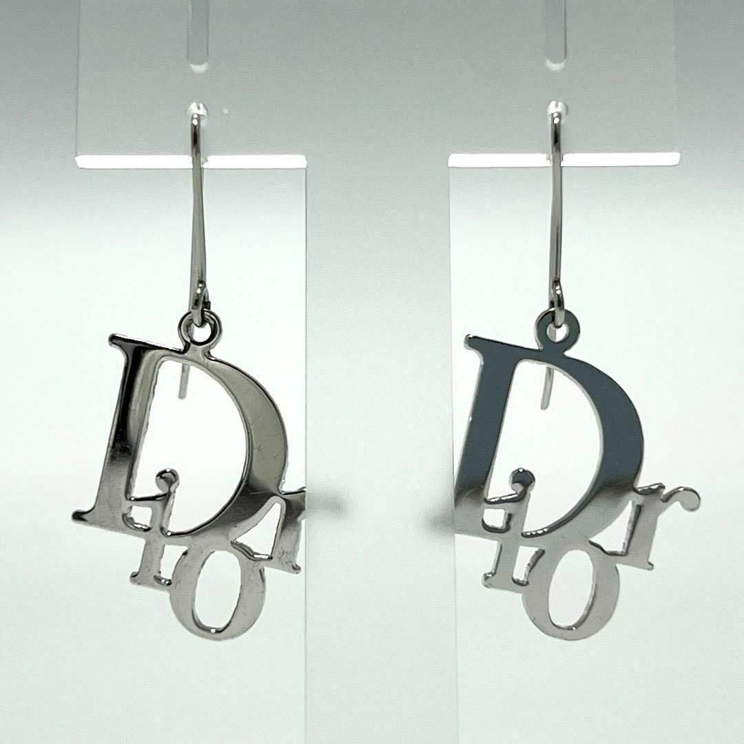 【美品】Dior ディオール ロゴフックピアス シルバー Christian Dior - 【DIOR】クリスチャンディオール レディース