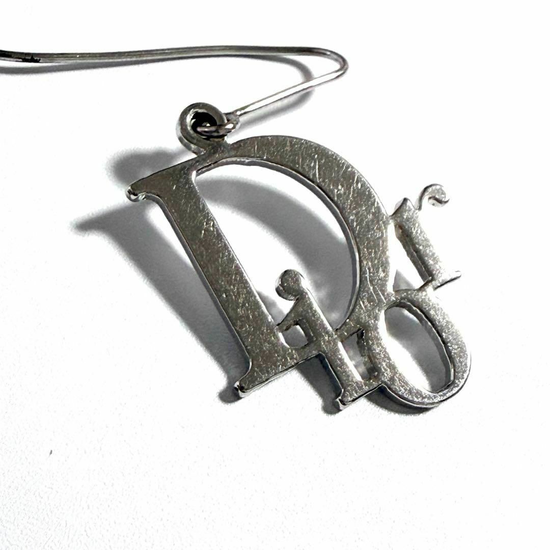 【美品】Dior ディオール ロゴフックピアス シルバー Christian Dior - 【DIOR】クリスチャンディオール レディース