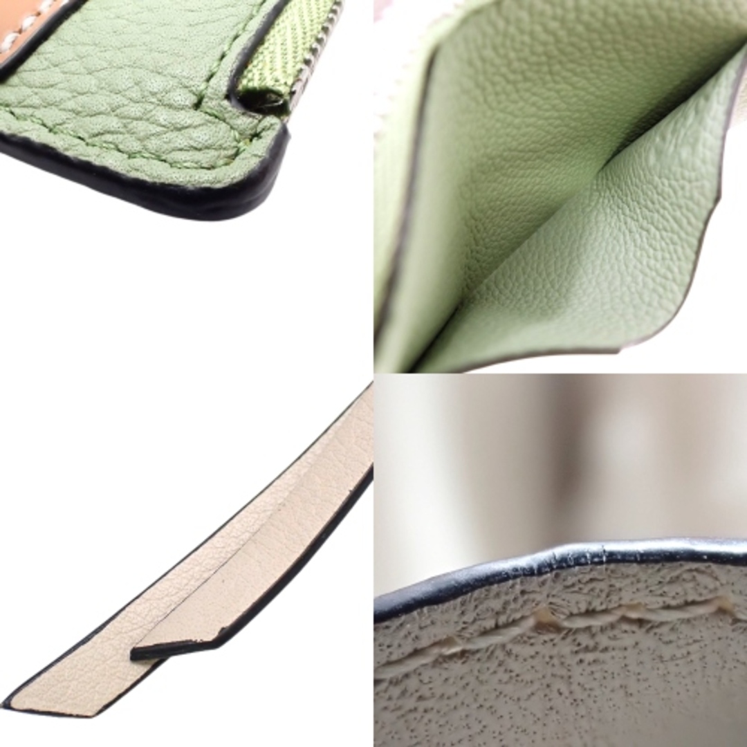 LOEWE(ロエベ) コインカードホルダー カードケース コインケース 小銭入れ パスケース ソフトグレインカーフ パラジウム金具 ローズマリー/タン グリーン緑 ブラウン茶 シルバー金具 C660Z40X04 レディース 40802126968【中古】【アラモード】 LOEWE(ロエベ) コインカードホルダー カードケース コインケース 小銭入れ パスケース ソフトグレインカーフ パラジウム金具 ローズマリー/タン グリーン緑 ブラウン茶 シルバー金具 C660Z40X04 レディース 40802126968【中古】【アラモード】