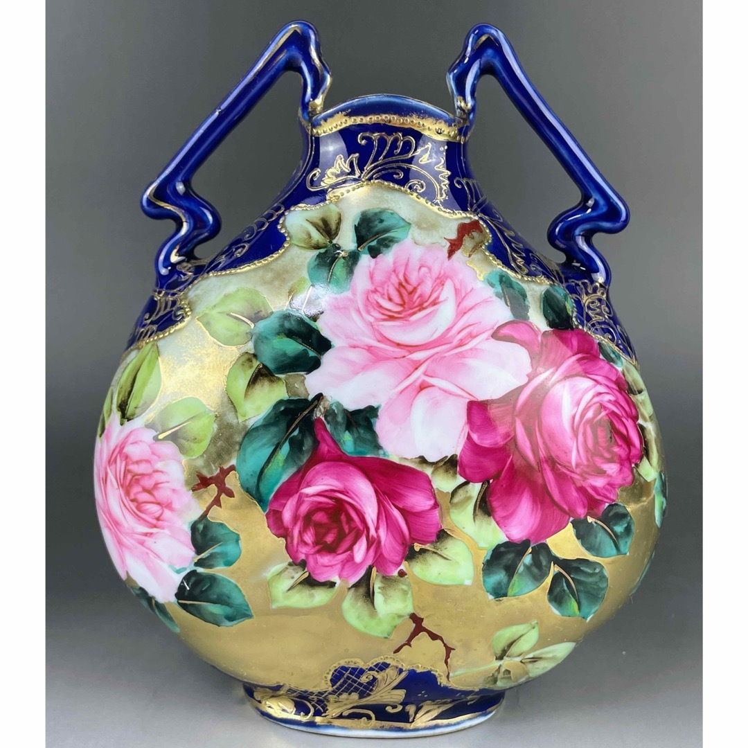 大型・美品】オールドノリタケ 25cm アールヌーボー様式 金 大型・美品】オールドノリタケ 25cm アールヌーボー様式 金