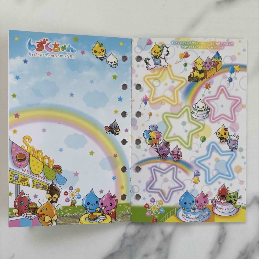 新品未使用】平成レトロ シール帳 クーリア しずくちゃん②の 新品未使用】平成レトロ シール帳 クーリア しずくちゃん②の