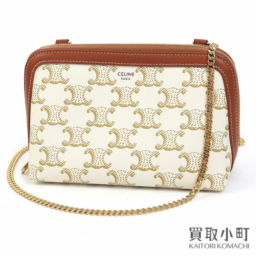 CELINE - 【美品】セリーヌ【CELINE】チェーン付きクラッチ CELINE - 【美品】セリーヌ【CELINE】チェーン付きクラッチ
