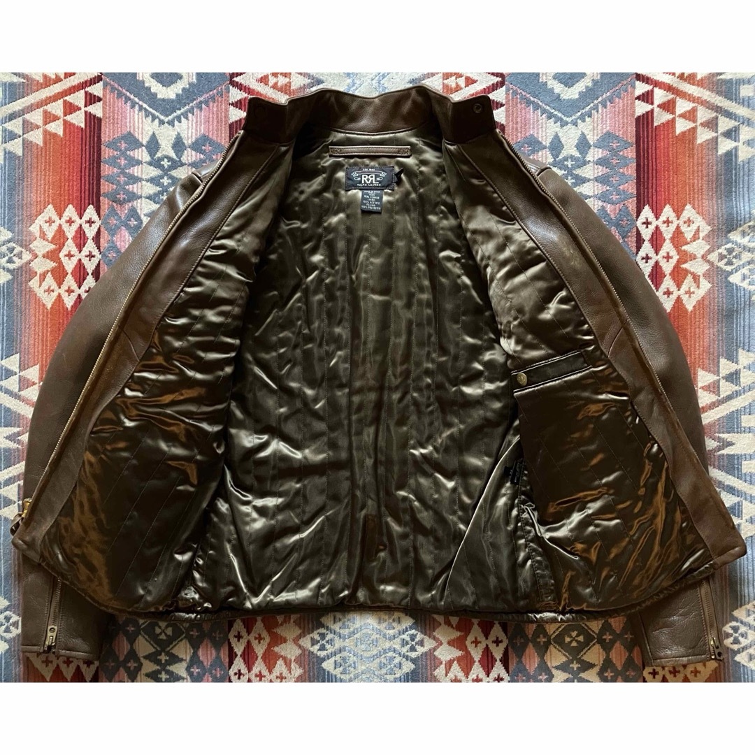 RRL - 【美品】RRL ダブルアールエル レザー ジャケットXS ポロ RRL - 【美品】RRL ダブルアールエル レザー ジャケットXS ポロ