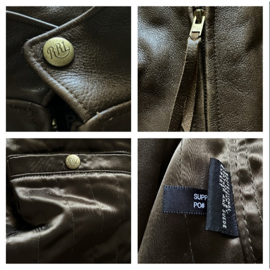 RRL - 【美品】RRL ダブルアールエル レザー ジャケットXS ポロ RRL - 【美品】RRL ダブルアールエル レザー ジャケットXS ポロ