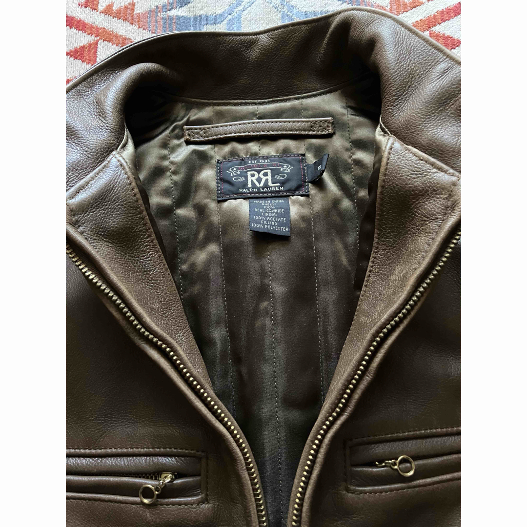 RRL - 【美品】RRL ダブルアールエル レザー ジャケットXS ポロ RRL - 【美品】RRL ダブルアールエル レザー ジャケットXS ポロ