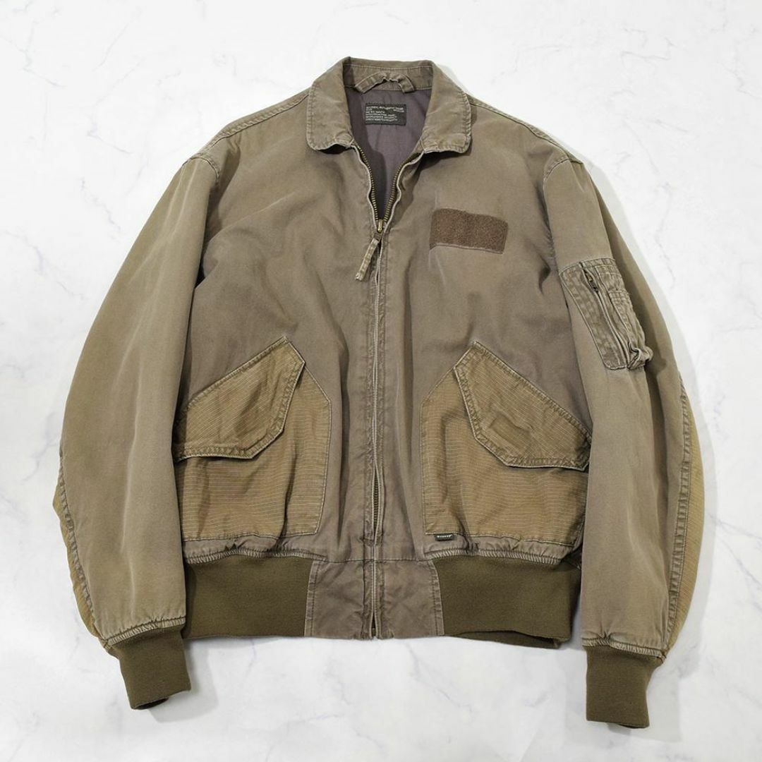 00s OLD STUSSY CWU-45 フライトジャケット ブルゾン カーキ 00s OLD STUSSY CWU-45 フライトジャケット ブルゾン カーキ