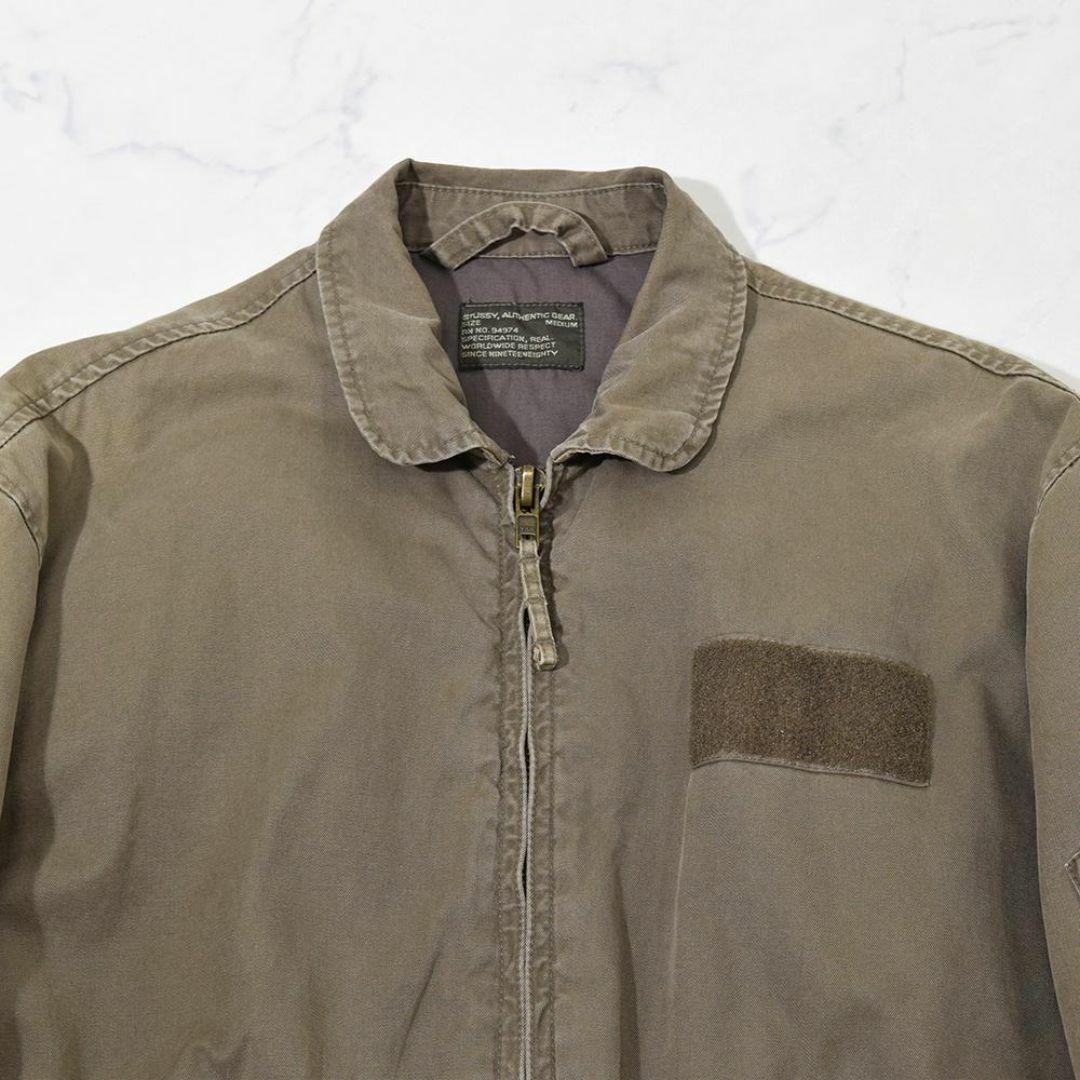 00s OLD STUSSY CWU-45 フライトジャケット ブルゾン カーキ 00s OLD STUSSY CWU-45 フライトジャケット ブルゾン カーキ