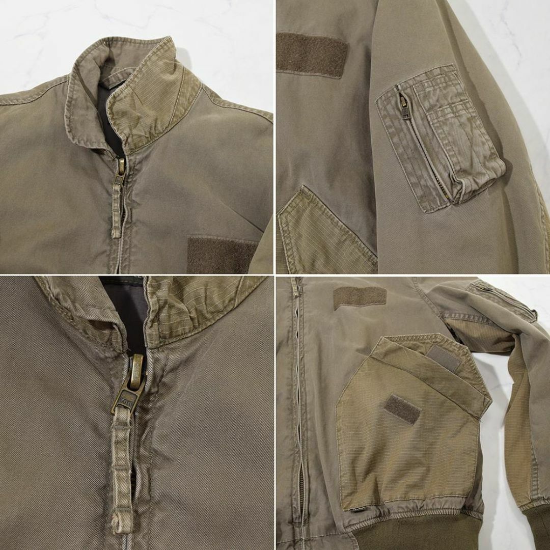 00s OLD STUSSY CWU-45 フライトジャケット ブルゾン カーキ 00s OLD STUSSY CWU-45 フライトジャケット ブルゾン カーキ