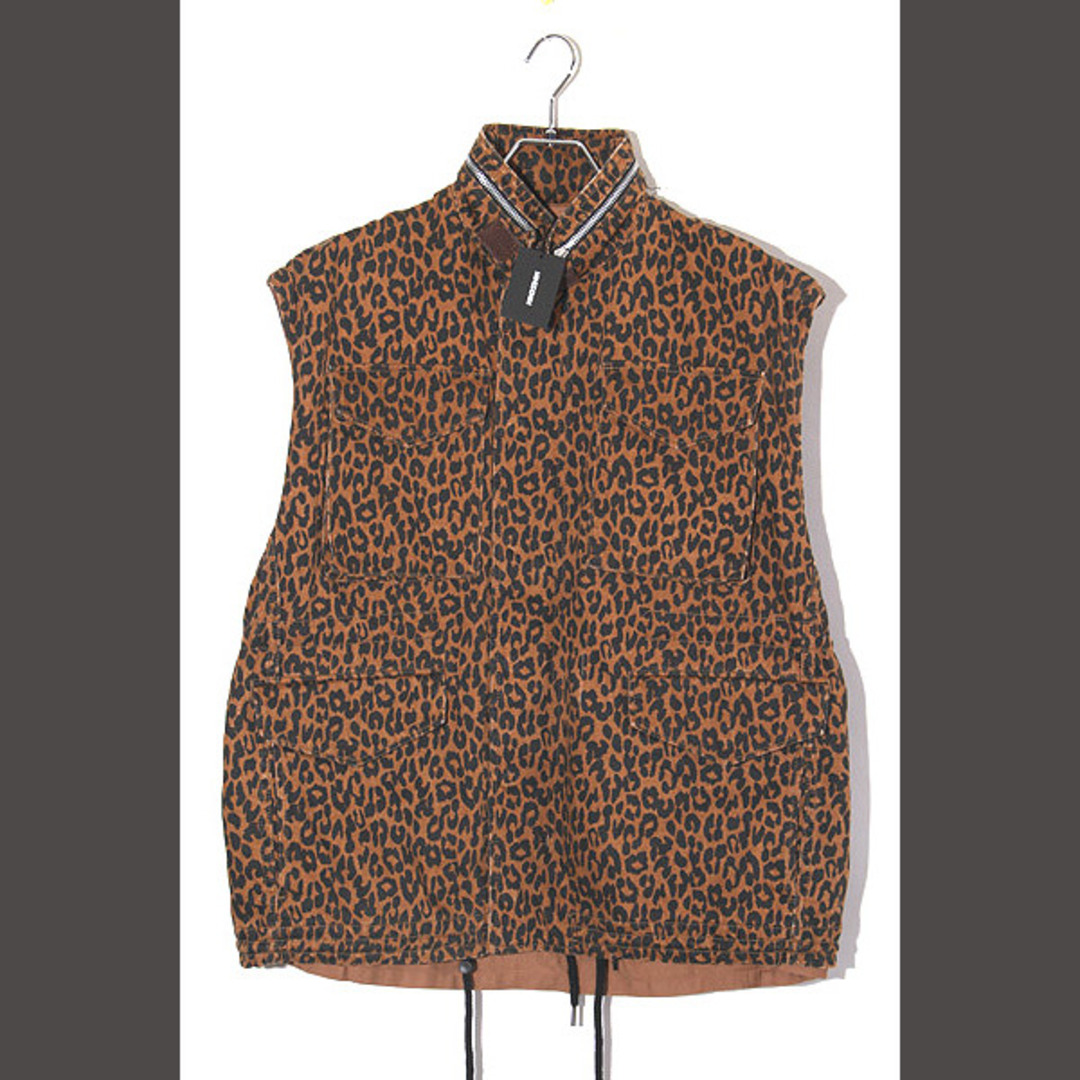 マインデニム Leopard Denim Nosleeve M-65 ベスト ベスト マインデニム Leopard Denim Nosleeve M-65 ベスト ベスト
