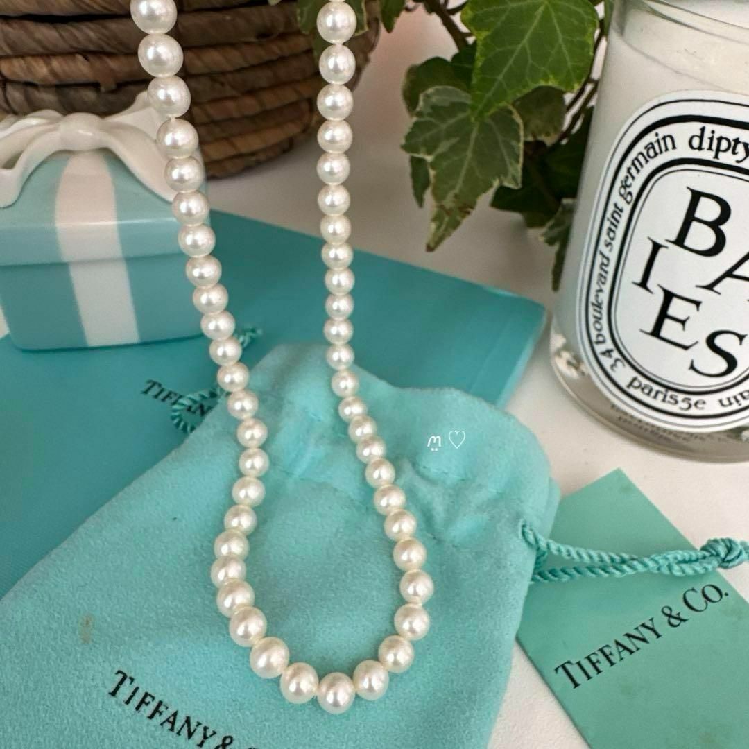 Tiffany & Co. - ティファニー パールネックレス 5mm シルバー Tiffany & Co. - ティファニー パールネックレス 5mm シルバー