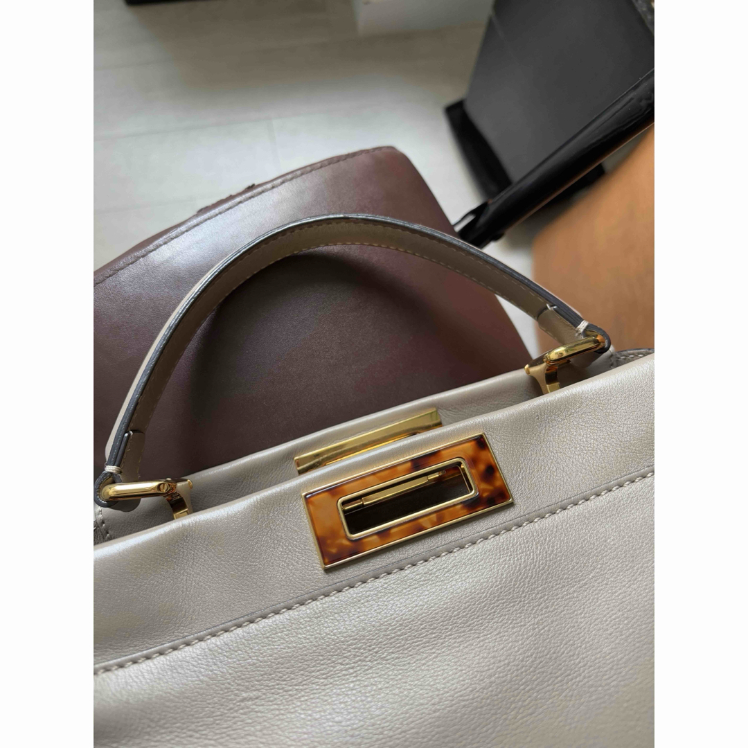 FENDI - FENDI フェンディ ピーカブー ミディアム べっこう FENDI - FENDI フェンディ ピーカブー ミディアム べっこう