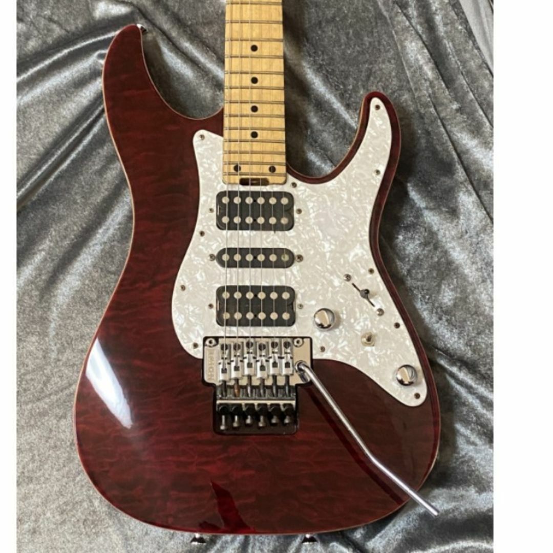 SCHECTER SD-2-24 AL キルトメイプルトップ 安心の国産 SCHECTER SD-2-24 AL キルトメイプルトップ 安心の国産
