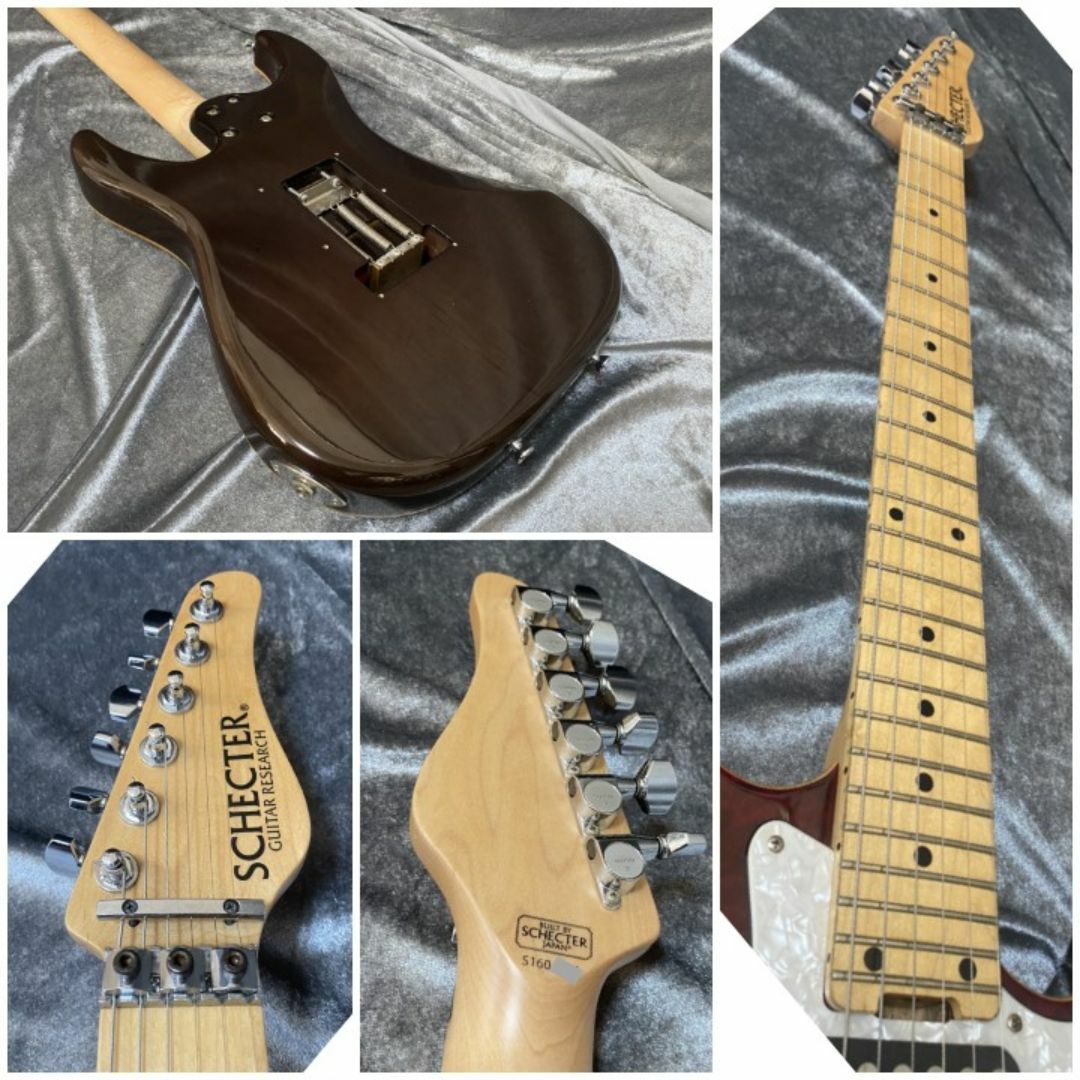 SCHECTER SD-2-24 AL キルトメイプルトップ 安心の国産 SCHECTER SD-2-24 AL キルトメイプルトップ 安心の国産