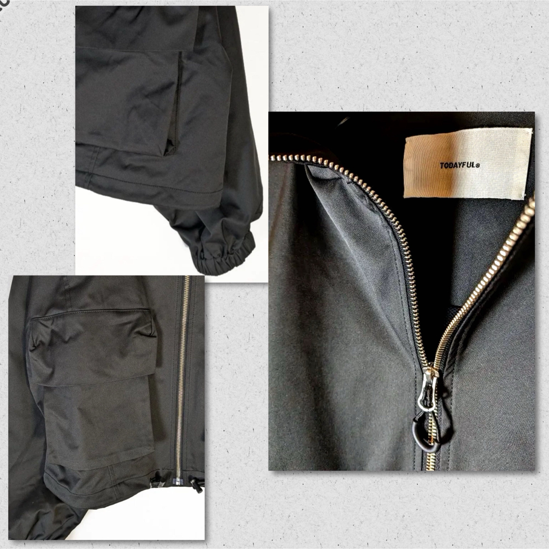 TODAYFUL - トゥデイフルStandcollar Zip Blouson ジップ TODAYFUL - トゥデイフルStandcollar Zip Blouson ジップ