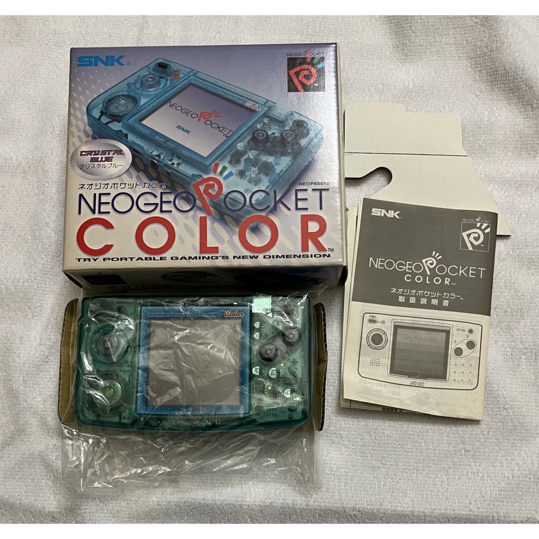 SNK NEW ネオジオポケット カラークリスタルブルー 携帯用ゲーム SNK NEW ネオジオポケット カラークリスタルブルー 携帯用ゲーム
