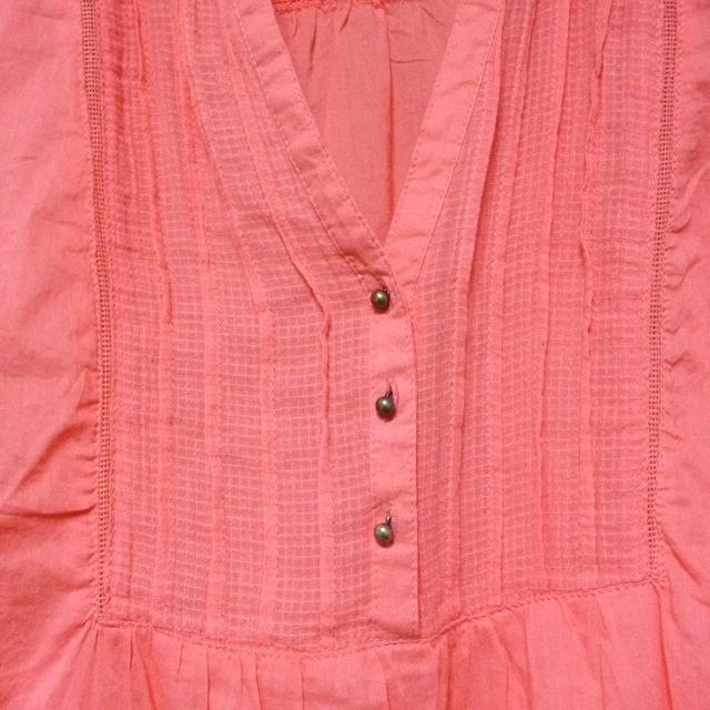 ZARA(ザラ)のZARA ピンクシャツ レディースのトップス(シャツ/ブラウス(長袖/七分))の商品写真