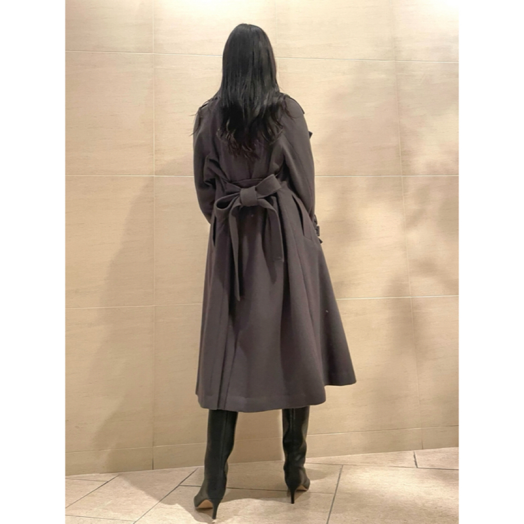 正規品】snidel ウールカシミヤスタンドカラーコート DGRY 0 正規品】snidel ウールカシミヤスタンドカラーコート DGRY 0
