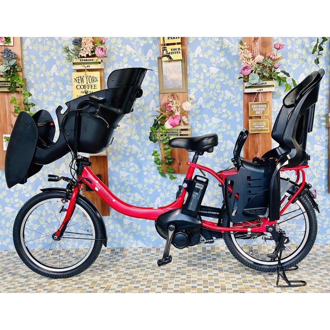 0474 YAMAHA 3人乗り子供乗せ電動自転車.20インチ - 自転車本体 0474 YAMAHA 3人乗り子供乗せ電動自転車.20インチ - 自転車本体