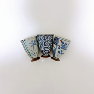アリタヤキ(有田焼)の最終値下げ！有田焼 清秀 湯呑み3点セット(グラス/カップ)