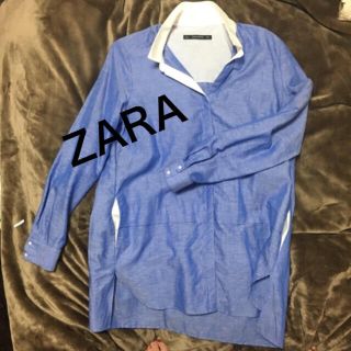 ザラ(ZARA)のZARA ザラ 綿シャツ美品(シャツ/ブラウス(長袖/七分))