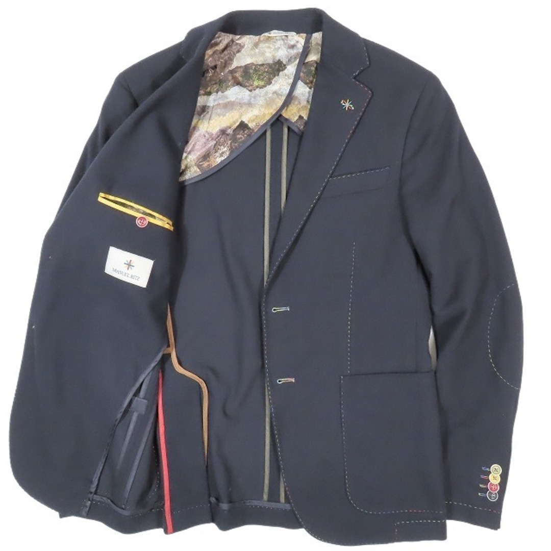 MANUEL RITZ マヌエルリッツ ステッチ テーラード ジャケット 46 MANUEL RITZ マヌエルリッツ ステッチ テーラード ジャケット 46