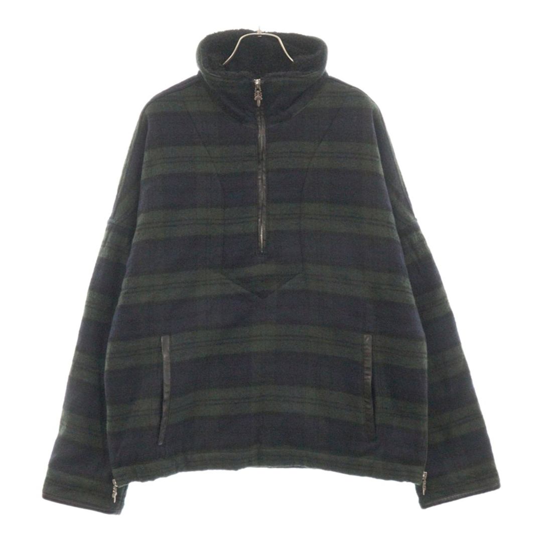 CHROME HEARTS クロムハーツ（原本無） ダガージップ レザー ムートン ボア ジャケット ブラウン系 L【中古】