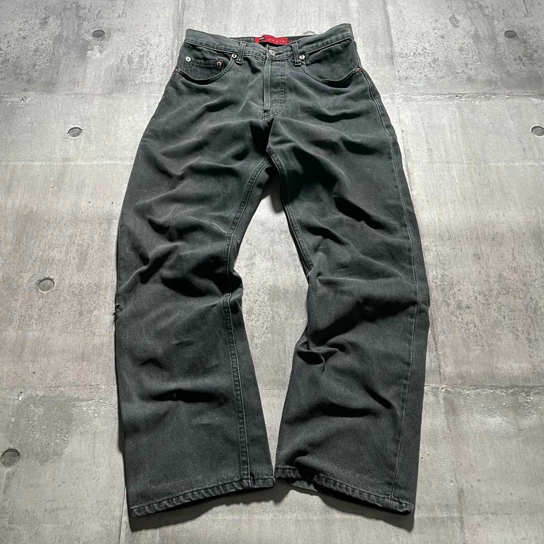 USA製 90s Levi's 501 ブラックデニムパンツ y2k アーカイブ USA製 90s Levi's 501 ブラックデニムパンツ y2k アーカイブ