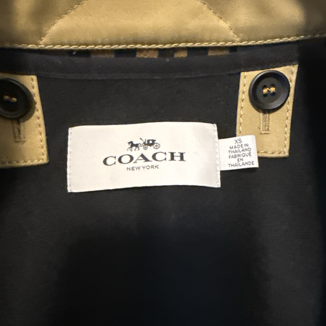 COACH ベージュ トレンチコート XS COACH ベージュ トレンチコート XS