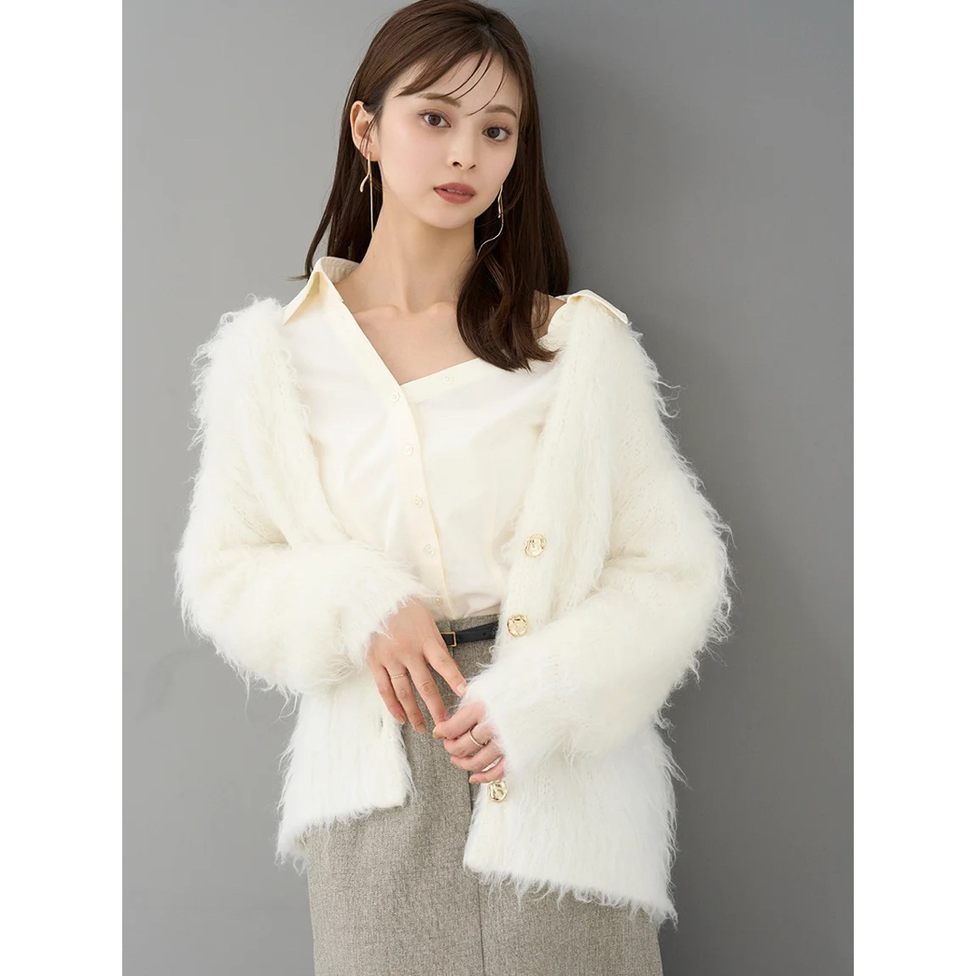 SNIDEL - SNIDEL❤️新品未使用シャギーカーディガン SNIDEL - SNIDEL❤️新品未使用シャギーカーディガン
