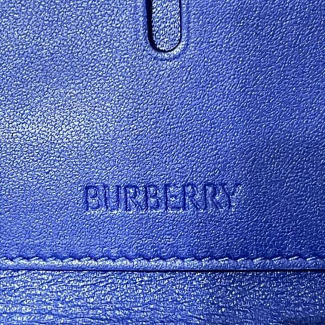 Burberry(バーバリー) 2つ折り財布 - ブルー×オレンジ×マルチ Burberry(バーバリー) 2つ折り財布 - ブルー×オレンジ×マルチ