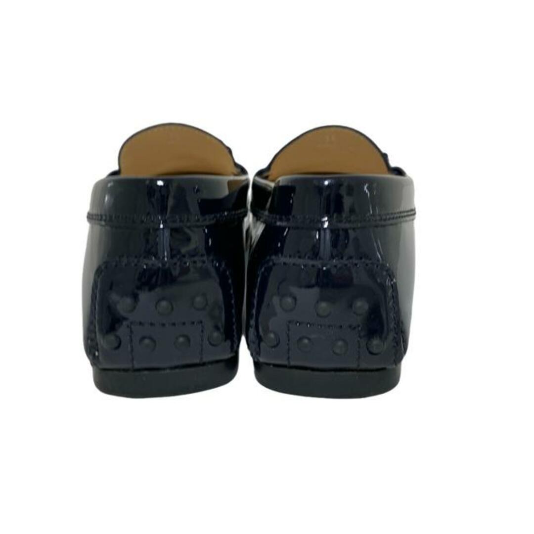 TOD'S(トッズ) ローファー 36 レディース - 黒 レザー TOD'S(トッズ) ローファー 36 レディース - 黒 レザー