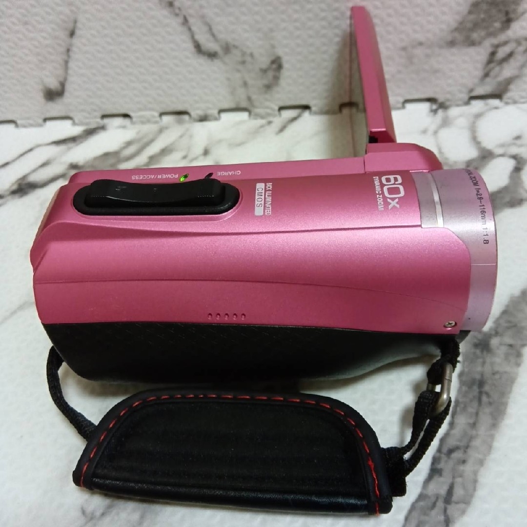 フルHDビデオカメラ ピンクJVC Victor Everio GZ-F100 フルHDビデオカメラ ピンクJVC Victor Everio GZ-F100