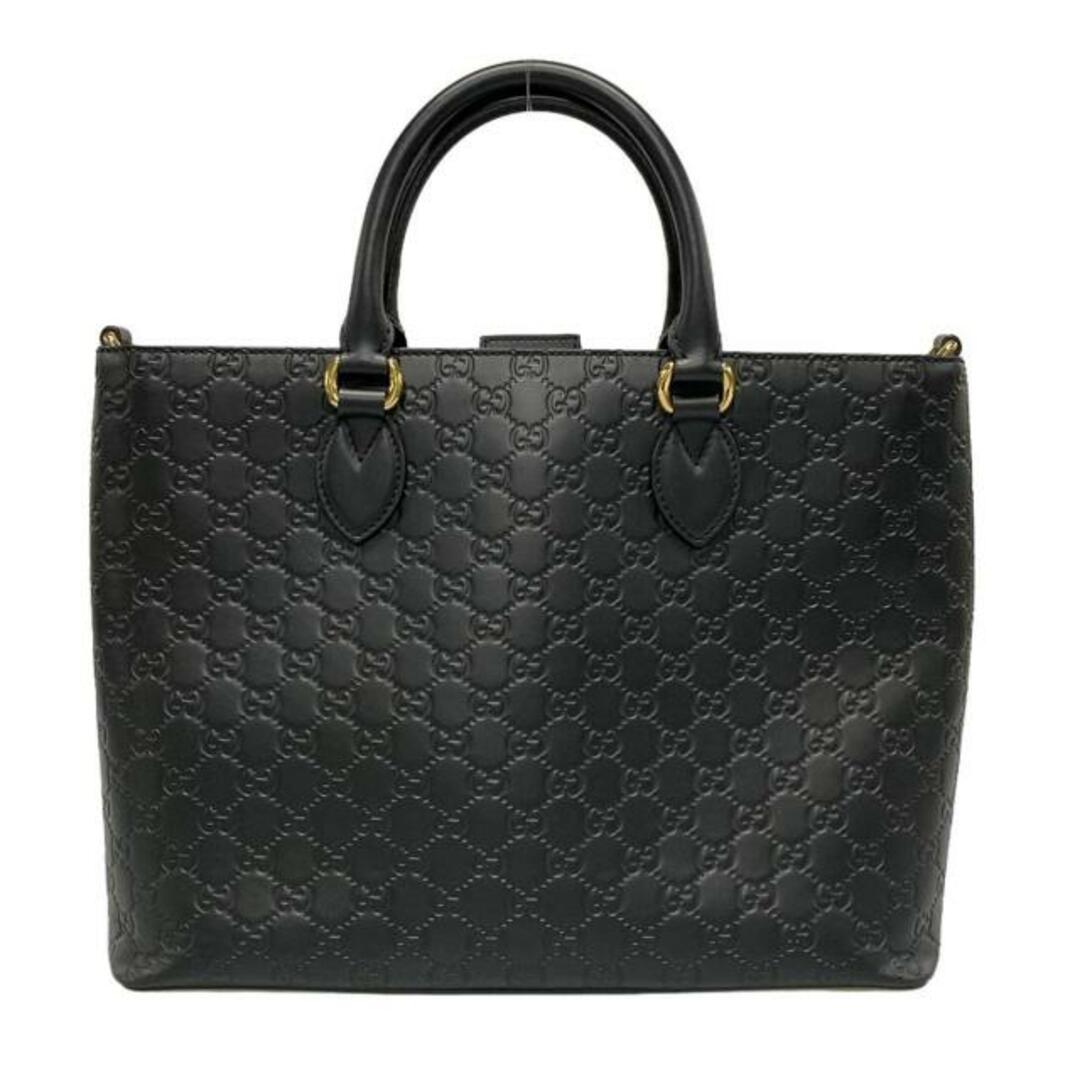 GUCCI(グッチ) ハンドバッグ - 428227 黒 レザー GUCCI(グッチ) ハンドバッグ - 428227 黒 レザー