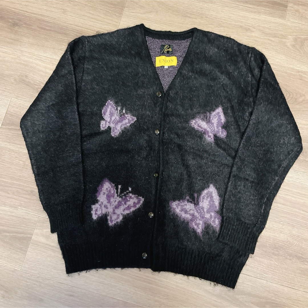 Needles × UNION ☆ 別注 ☆ モヘア カーディガン トップス Needles × UNION ☆ 別注 ☆ モヘア カーディガン トップス