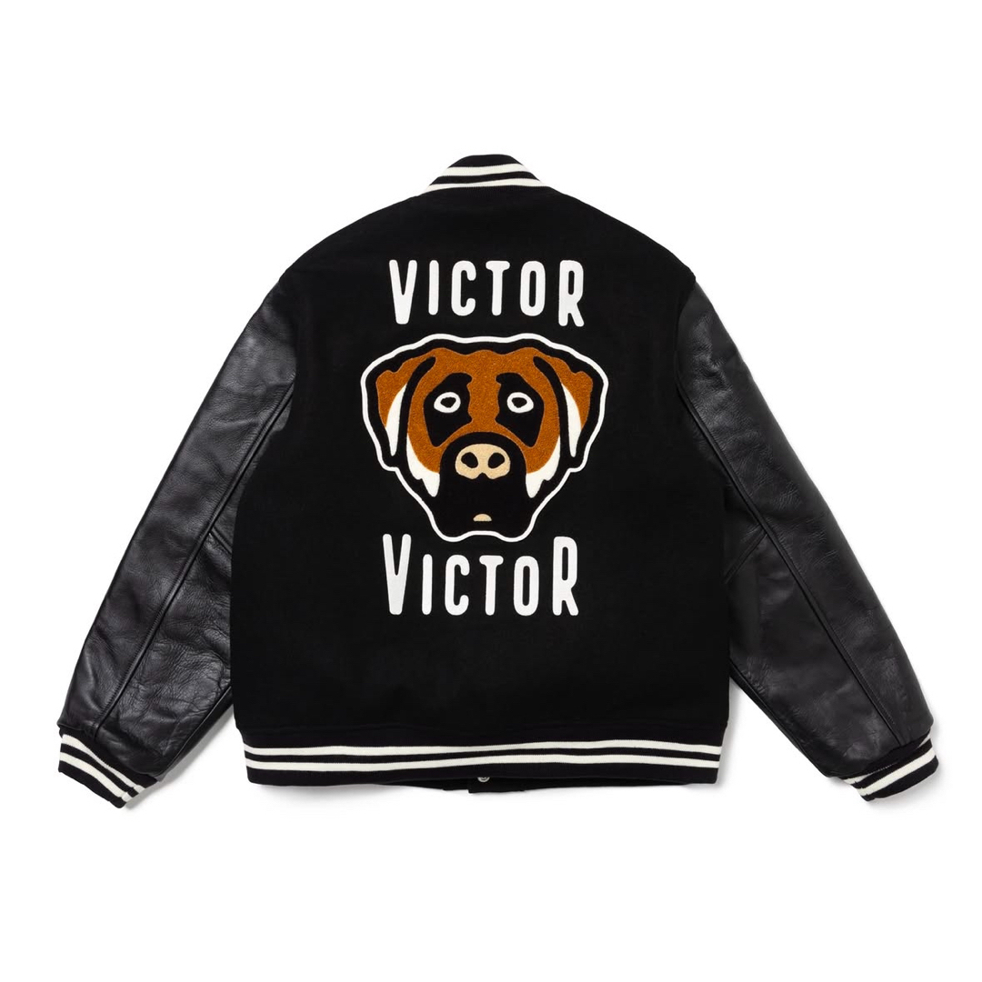 HUMAN MADE - Victor Victor Worldwide Varsity Jacketの通販 by HUMAN MADE - Victor Victor Worldwide Varsity Jacketの通販 by
