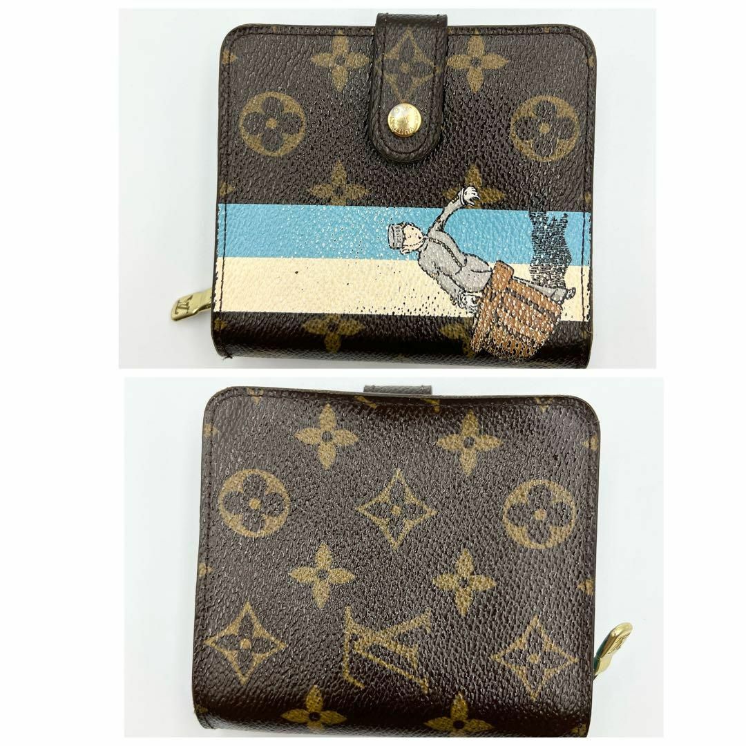 美品】ルイヴィトン モノグラム グルーム 二つ折り財布 美品】ルイヴィトン モノグラム グルーム 二つ折り財布
