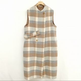 アザー(other)のmy clozette マイクローゼット 美品 ウール ロング ベスト(ベスト/ジレ)